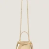 Antigona Bag en cuir effet miroir avec chaîne