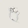 Bague Crystal Pearl en métal, cristaux et perles Bague Crystal Pearl en métal, cristaux et perles