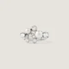Bague Crystal Pearl en métal, cristaux et perles Bague Crystal Pearl en métal, cristaux et perles