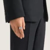 Bague Givenchy Tape en métal et émail Bague Givenchy Tape en métal et émail