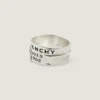 Bague Givenchy Tape en métal et émail Bague Givenchy Tape en métal et émail