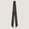 Bandeau en soie avec signature Givenchy multicolore