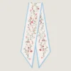 Bandeau maxi en soie à imprimé floral Bandeau maxi en soie à imprimé floral