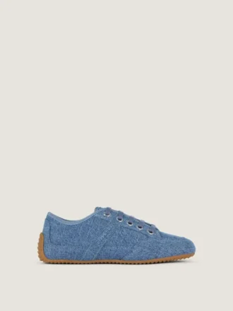 Baskets slim en denim Baskets slim en denim