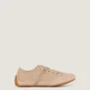 Baskets slim en mesh et daim Baskets slim en mesh et daim