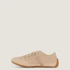 Baskets slim en mesh et daim Baskets slim en mesh et daim