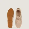Baskets slim en mesh et daim Baskets slim en mesh et daim