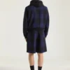 Blouson léger en jacquard à carreaux Blouson léger en jacquard à carreaux