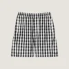 Bermuda en coton vichy