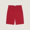 Bermuda en denim surteint