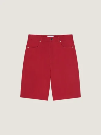 Bermuda en denim surteint