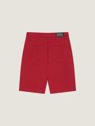 Bermuda en denim surteint