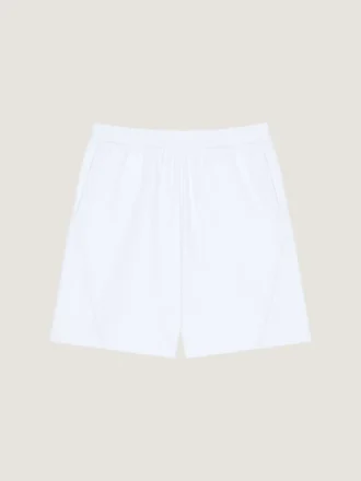 Bermuda en molleton avec coutures couture