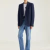 Blazer droit en laine et mohair Blazer droit en laine et mohair