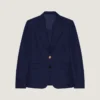 Blazer droit en laine et mohair Blazer droit en laine et mohair