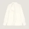 Blouse en soie avec nœud Blouse en soie avec nœud