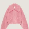 Blouson court effet peau de mouton Blouson court effet peau de mouton