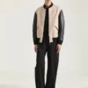 Blouson en mélange de matières avec broderie Givenchy Paris Blouson en mélange de matières avec broderie Givenchy Paris