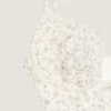 Body ajouré en maille avec perles brodées