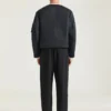 Bomber couture orné de coutures, en nylon
