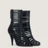 Bottines Cage en cuir