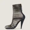 Bottines Cage en cuir avec clous Bottines Cage en cuir avec clous