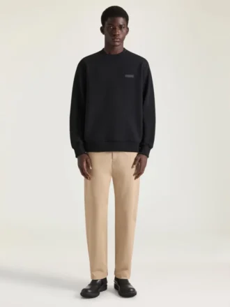 Sweat-shirt en molleton avec motif Givenchy Paris en gros-grain