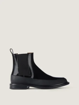 Bottines Chelsea pour homme en cuir brossé