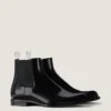 Bottines Chelsea Tux en cuir brossé Bottines Chelsea Tux en cuir brossé