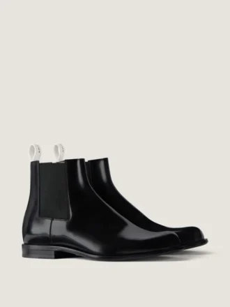 Bottines Chelsea Tux en cuir brossé