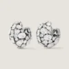 Boucles d’oreilles à clip audacieuses en métal et cristaux Boucles d’oreilles à clip audacieuses en métal et cristaux