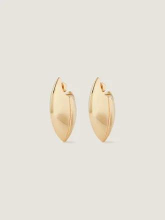 Boucles d&rsquo;oreilles Cocoon en métal