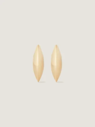 Boucles d&rsquo;oreilles Cocoon en métal