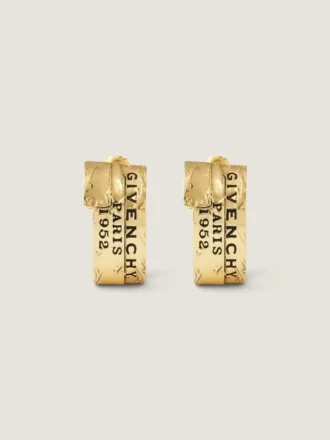 Boucles d’oreilles Givenchy Tape en métal et émail Boucles d’oreilles Givenchy Tape en métal et émail