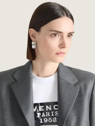 Boucles d’oreilles Givenchy Tape en métal et émail Boucles d’oreilles Givenchy Tape en métal et émail