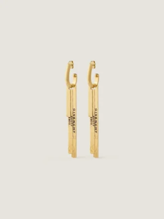 Boucles d’oreilles Givenchy Tape en métal et émail Boucles d’oreilles Givenchy Tape en métal et émail
