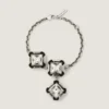 Bracelet « Deconstructed Crystals » en métal et cristaux