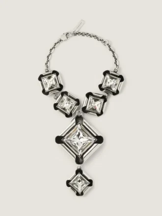 Bracelet « Deconstructed Crystals » en métal et cristaux