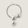 Bracelet « Deconstructed Crystals » en métal et cristaux