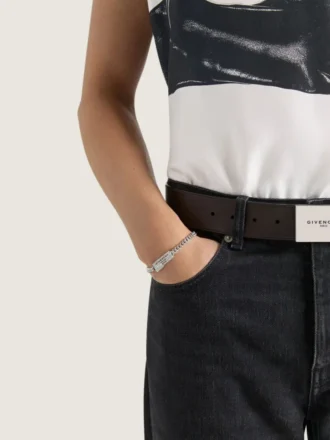 Bracelet Givenchy Tape en métal et émail Bracelet Givenchy Tape en métal et émail