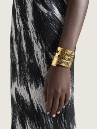 Bracelet Givenchy Tape en métal et émail