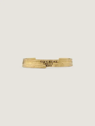 Bracelet manchette Givenchy Tape en métal et émail