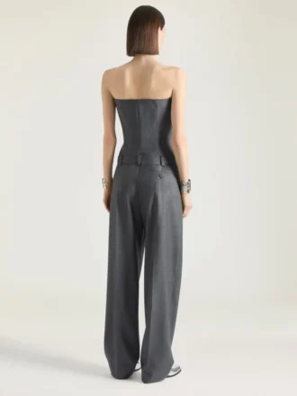 Bustier ajusté tout-en-un en laine