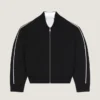 Cardigan Couture à coutures apparentes en laine jacquard Givenchy Paris Cardigan Couture à coutures apparentes en laine jacquard Givenchy Paris