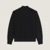 Cardigan Couture à coutures apparentes en molleton brodé « Givenchy Paris »