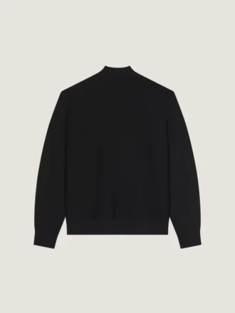 Cardigan Couture à coutures apparentes en molleton brodé « Givenchy Paris »