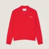Cardigan en coton avec motif Givenchy Paris en gros-grain Cardigan en coton avec motif Givenchy Paris en gros-grain