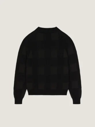 Cardigan zippé en coton brodé « Givenchy Paris »