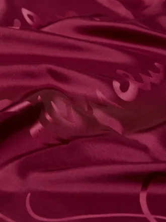 Carré en jacquard de soie avec signature Givenchy