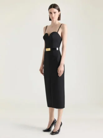 Ceinture Label en cuir Box
